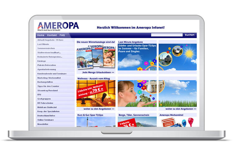 Extranet Referenz Ameropa Reisen GmbH