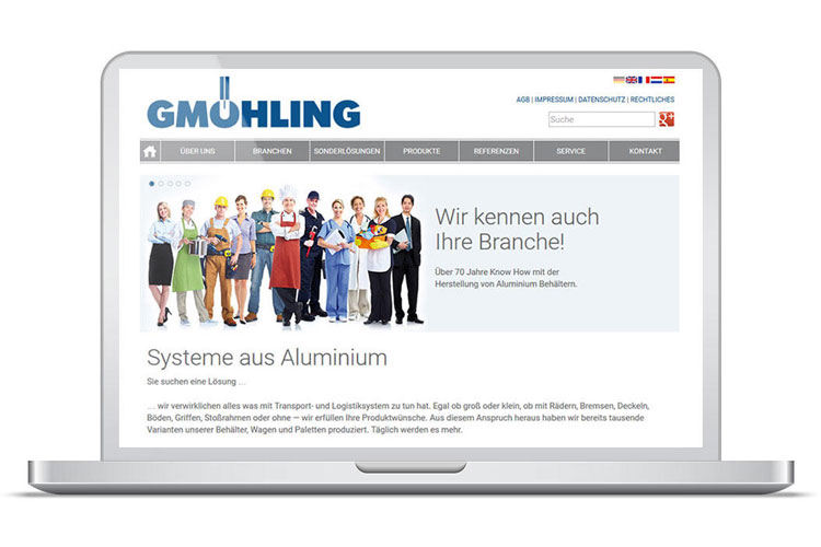 Extranet Referenz Gmoehling Transportgeraete GmbH