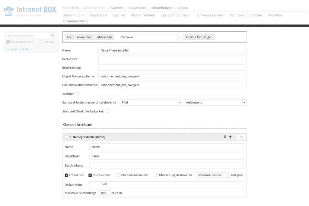Erweiterungen für die ExtranetBOX Extranet Software TemplateBOX